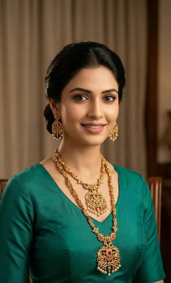 Temple_Necklace_Set_With_Earrings