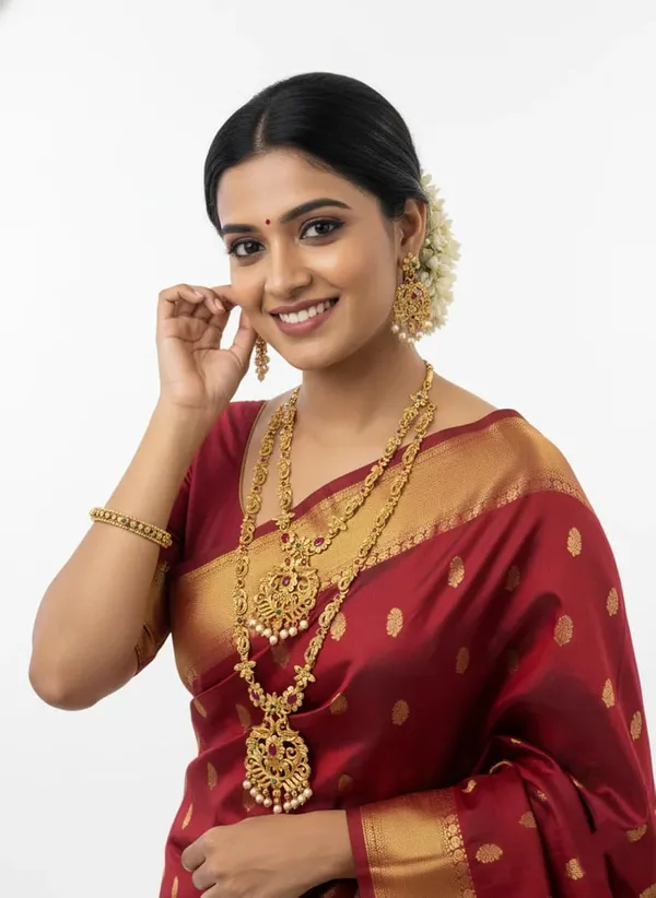 Temple_Necklace_Set_With_Earrings