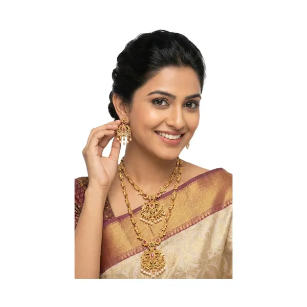 Temple_Necklace_Set_With_Earrings