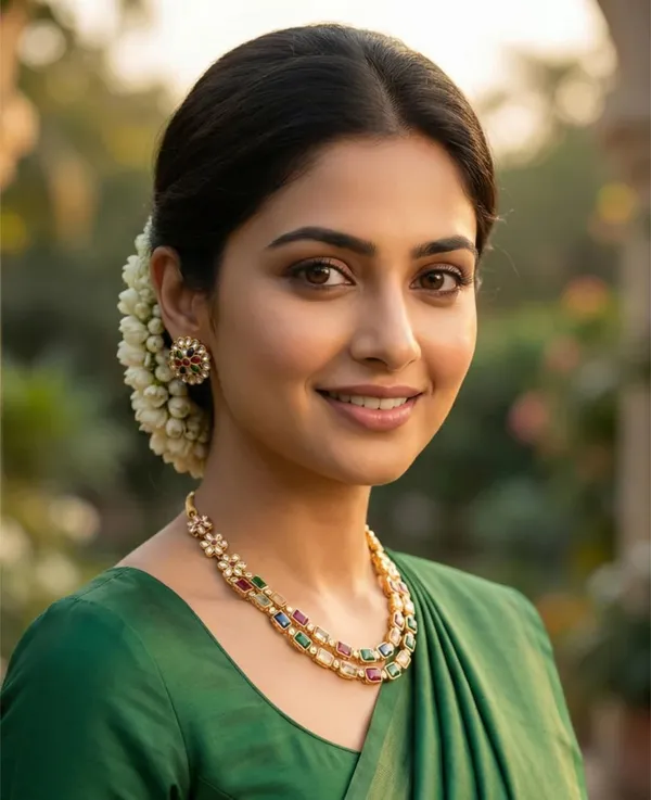 Gold_Plated_Kundan_Stone_Necklace_Set_With_Earrings