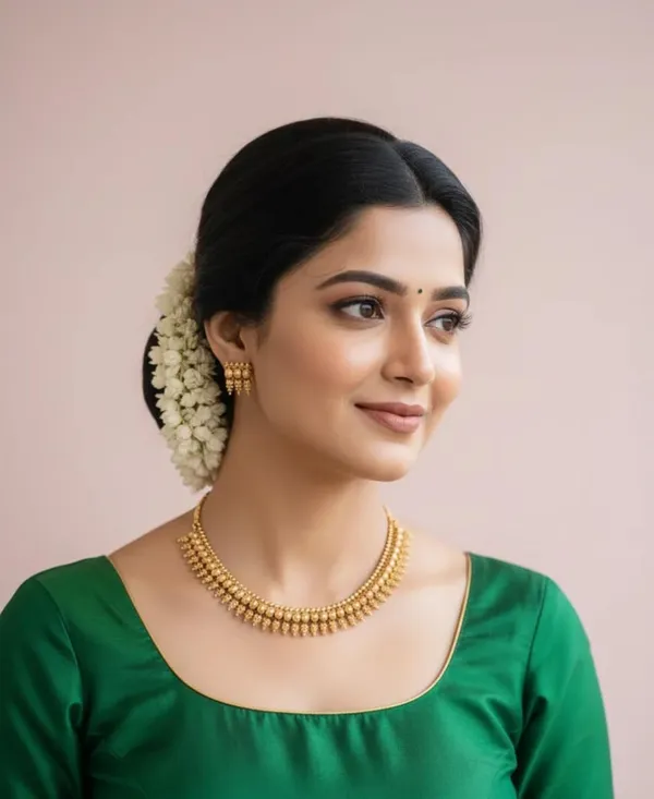 Temple_Jewelry_Set_With_Necklace_And_Jhumka_Earrings