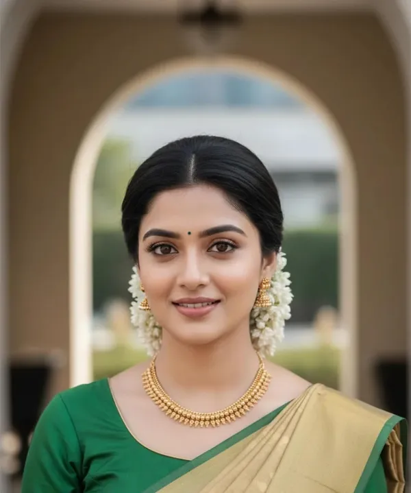 Temple_Jewelry_Set_With_Necklace_And_Jhumka_Earrings