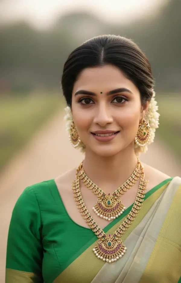 Temple_Jewellery_Necklace_Set_With_Jhumka_Earrings
