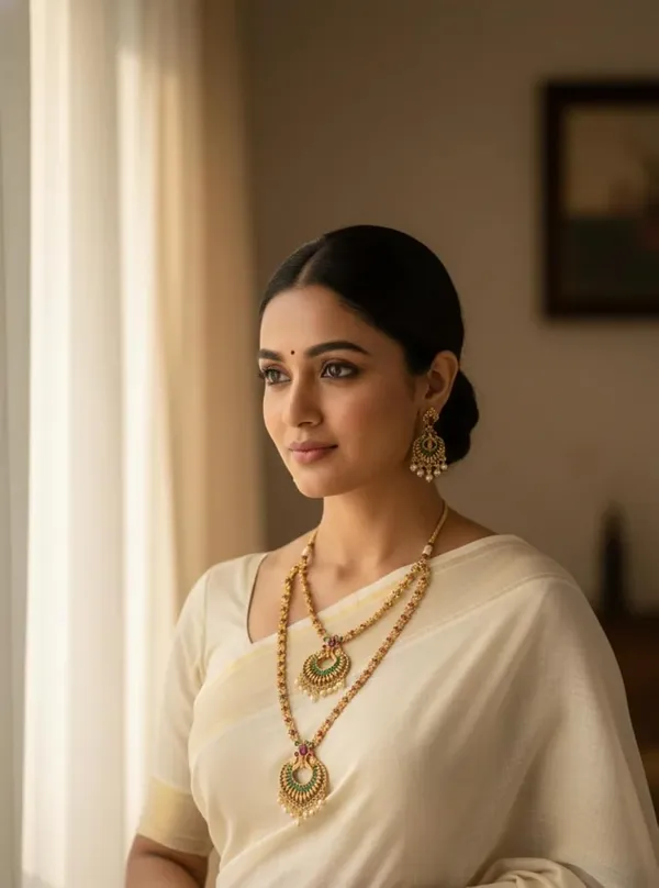 Temple_Jewellery_Necklace_Set_With_Earrings