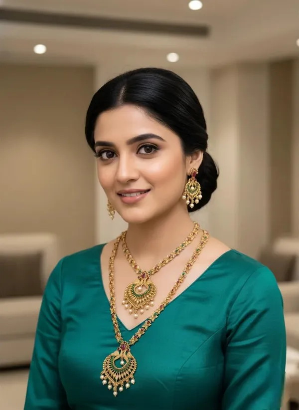 Temple_Jewellery_Necklace_Set_With_Earrings