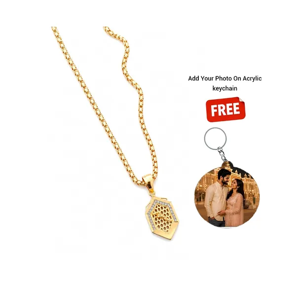 American_Diamond_Pendant_With_Chain