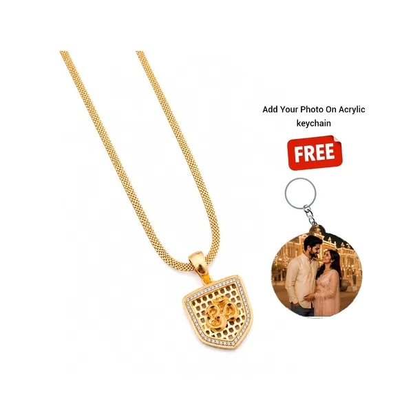 American_Diamond_Pendant_With_Chain