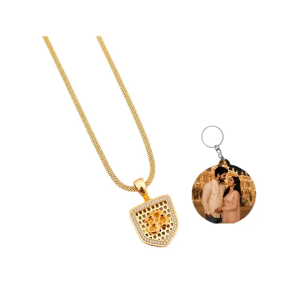 American_Diamond_Pendant_With_Chain