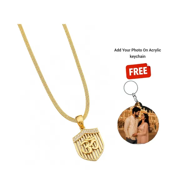 American_Diamond_Pendant_With_Chain