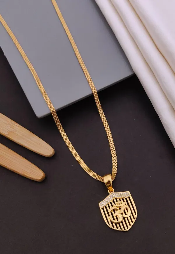 American_Diamond_Pendant_With_Chain