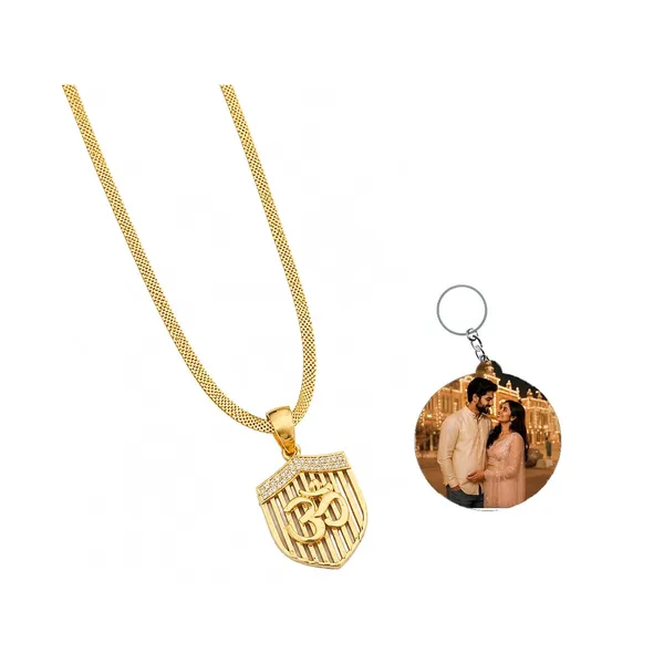 American_Diamond_Pendant_With_Chain