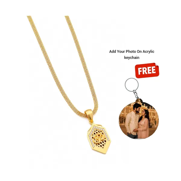 American_Diamond_Pendant_With_Chain
