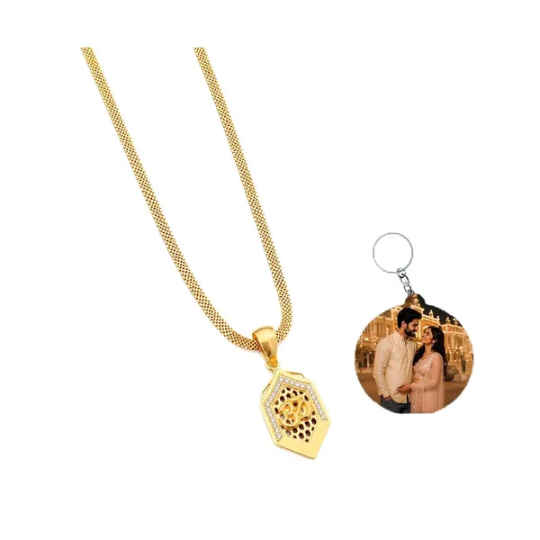 American_Diamond_Pendant_With_Chain