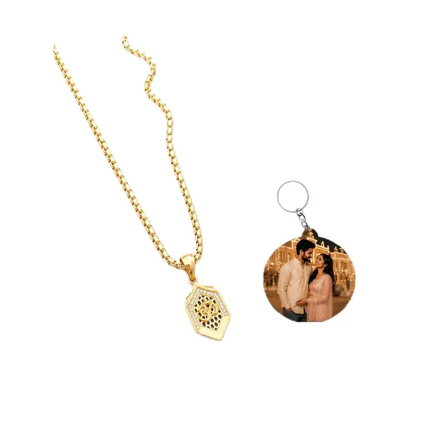 American_Diamond_Pendant_With_Chain