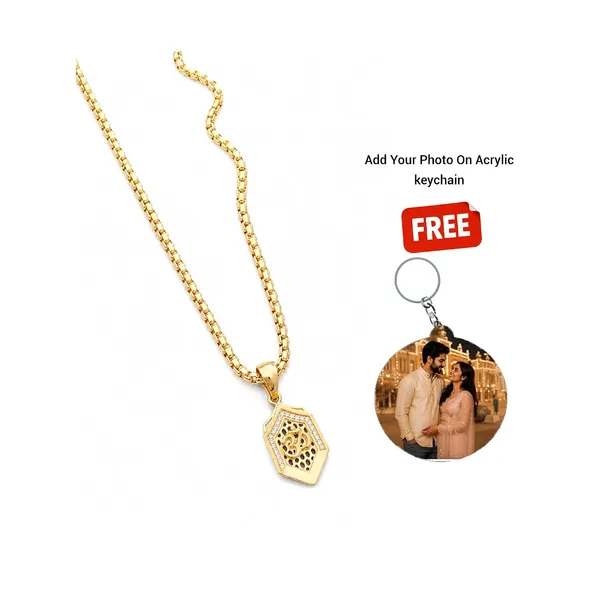 American_Diamond_Pendant_With_Chain