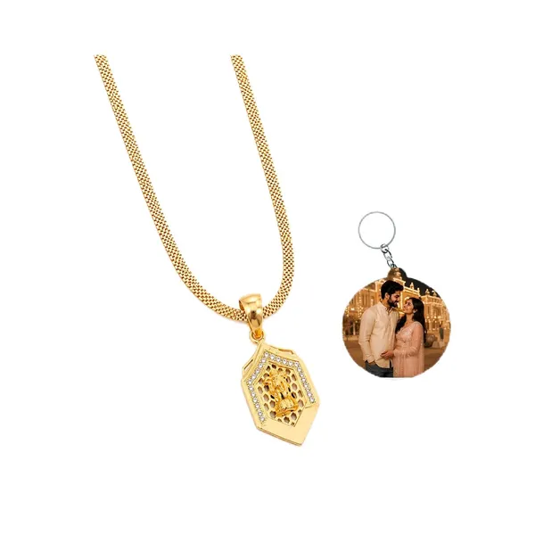 American_Diamond_Pendant_With_Chain