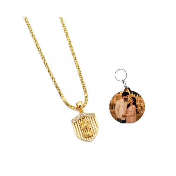 Gold_Plated_American_Diamond_Pendant_With_Chain