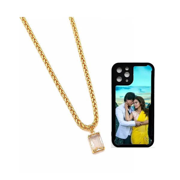 Rectangle_Crystal_Chain_Pendant_Necklace_For_Men