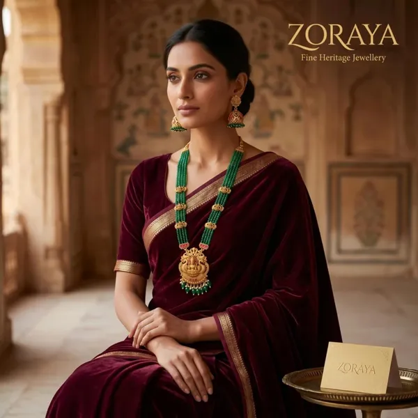 Temple_Necklace_Set_With_Earrings