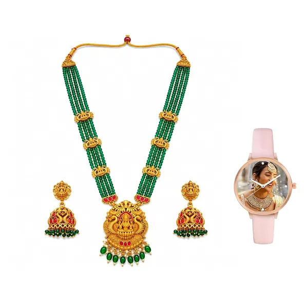 Temple_Necklace_Set_With_Earrings
