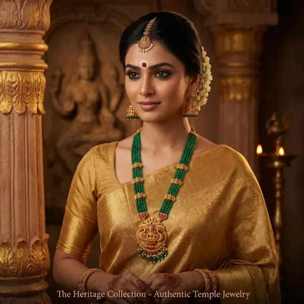 Temple_Necklace_Set_With_Earrings