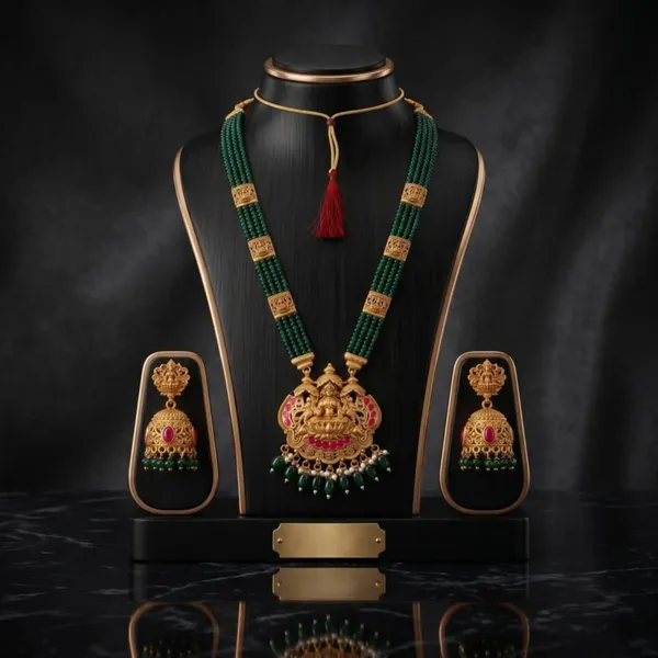 Temple_Necklace_Set_With_Earrings