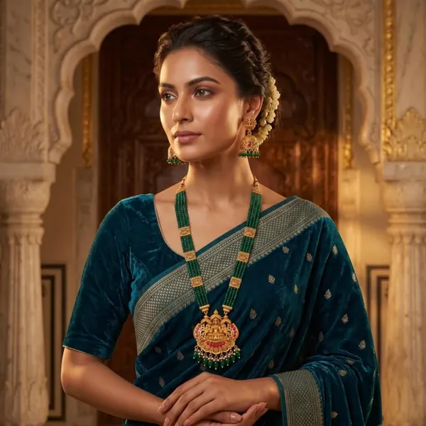Temple_Necklace_Set_With_Earrings