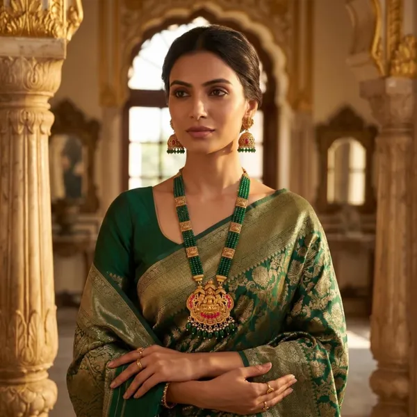 Temple_Necklace_Set_With_Earrings