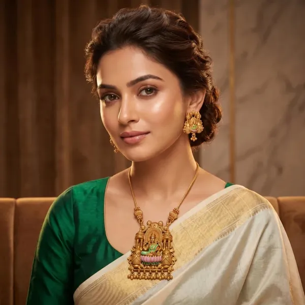 Temple_Long_Necklace_Jewellery_Set_With_Pendant_And_Jhumka_Earrings
