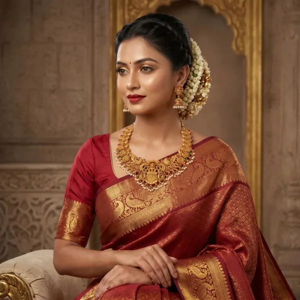 Goddess_Laxmi_Temple_Necklace_Jewellery_Set_With_Jhumka_Earrings