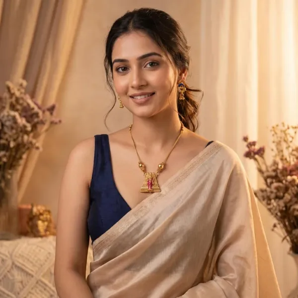 Goddess_Lakshmi_Temple_Jewellery_Set_With_Pendant_And_Jhumka_Earrings