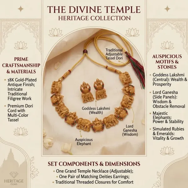 Temple_Jewellery_Set_With_Pendant_And_Earrings