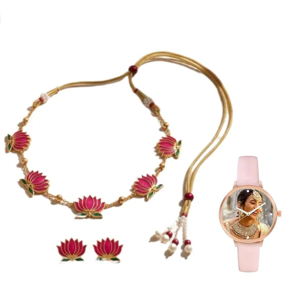 South_Indian_Long_Haram_Jewellery_Set_With_Jhumka_Earrings