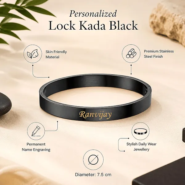 Personalize_Black_Name_Kada_for_Men_and_Women