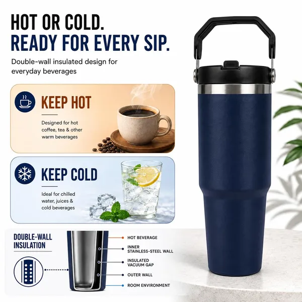 Personalized_1000_ml_Stainless_Steel_Tumbler,Blue|_Custom_Name_Engraved,_Handle_&_Straw_Lid,_Double_Wall_Vacuum_Insulated,_Leakproof,_for_Hot_&_Cold_Drinks