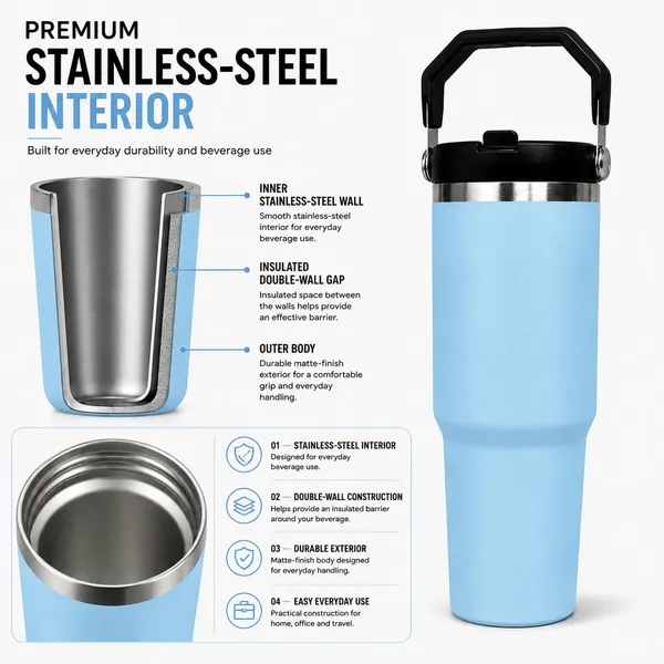Personalized_1000_ml_Stainless_Steel_Tumbler,_Dark_Sky_Blue_|_Custom_Name_Engraved,_Handle_&_Straw_Lid,_Double_Wall_Vacuum_Insulated,_Leakproof,_for_Hot_&_Cold_Drinks