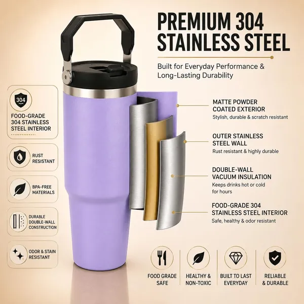 Personalized_1000_ml_Stainless_Steel_Tumbler,_purple|_Custom_Name_Engraved,_Handle_&_Straw_Lid,_Double_Wall_Vacuum_Insulated,_Leakproof,_for_Hot_&_Cold_Drinks