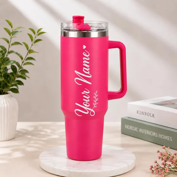 Personalized_1200_ml_Stainless_Steel_Tumbler,Dark_Pink_|_Custom_Name_Engraved,_Handle_&_Straw_Lid,_Double_Wall_Vacuum_Insulated,_Leakproof,_for_Hot_&_Cold_Drinks