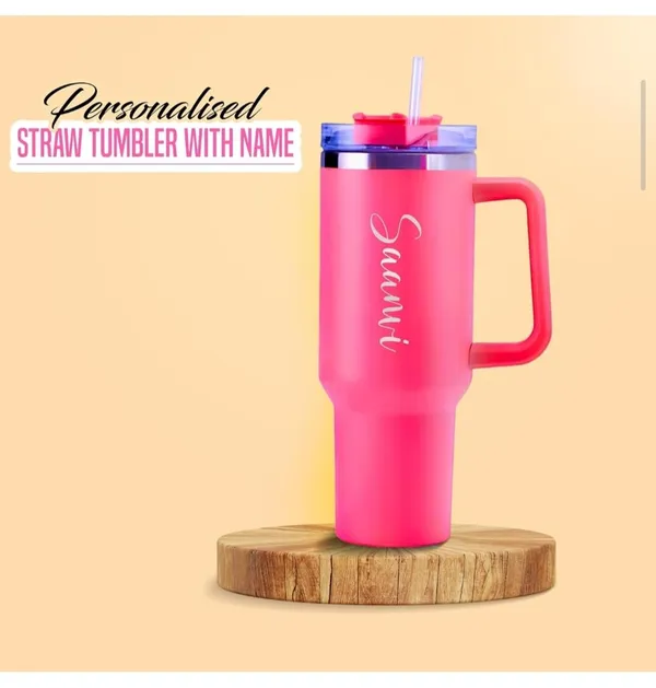 Personalized_1200_ml_Stainless_Steel_Tumbler,Dark_Pink_|_Custom_Name_Engraved,_Handle_&_Straw_Lid,_Double_Wall_Vacuum_Insulated,_Leakproof,_for_Hot_&_Cold_Drinks
