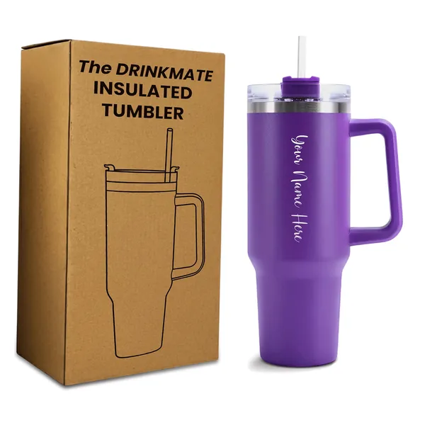 Personalized_1200_ml_Stainless_Steel_Tumbler,_Purple_|_Custom_Name_Engraved,_Handle_&_Straw_Lid,_Double_Wall_Vacuum_Insulated,_Leakproof,_for_Hot_&_Cold_Drinks