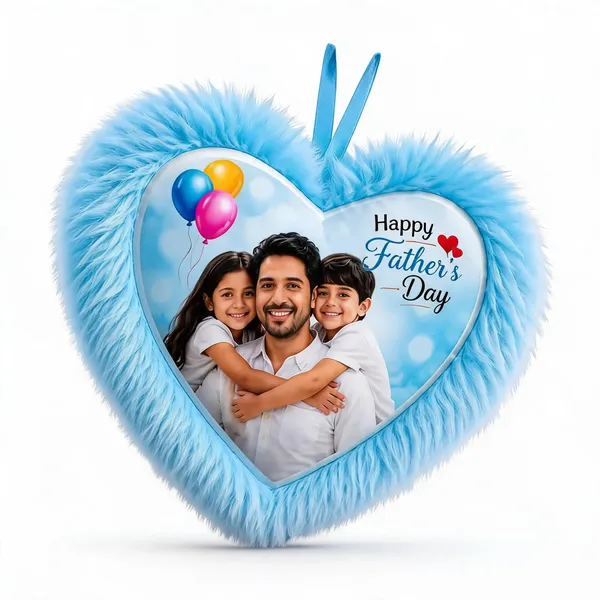 Heart_Photo_Car_Hanger_With_Keychain
