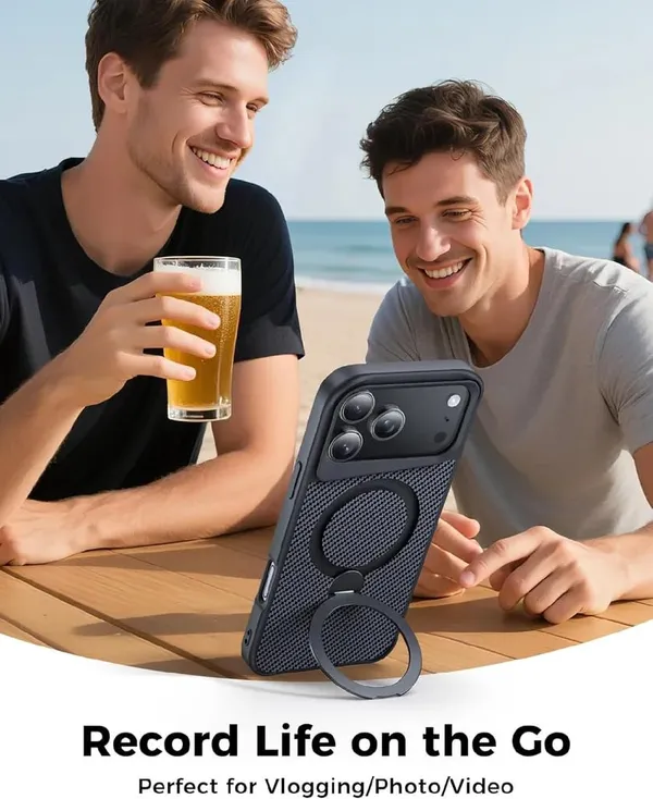 Iphone_Carbon_Black_Shockproof_Magnetic_Ring_Case