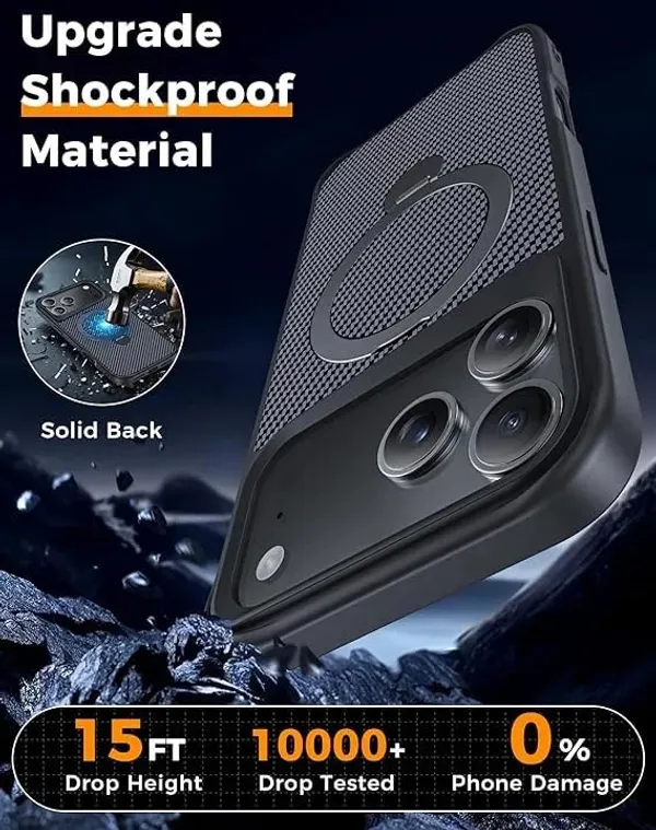 Iphone_Carbon_Black_And_Grey_Shockproof_Magnetic_Ring_Case_Combo_Set