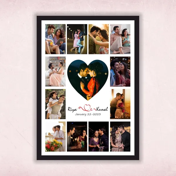 Engineered_Wood_Customised_Photo_Collage_Wall_Mount_Rectangular_Photo_Frame_Gift_For_Anniversary_Birthday_Wife_Husband_Sister_Brother_Someone_Special_Couple_A4_9x12_Inch_C013_Black