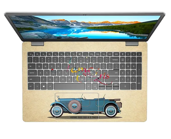 Full_Body_Laptop_Skins_Sticker_Laminated_Hd_Quality_Vinyl_Fits_Upto_15_6_Inches_Compatible_With_Dell_Lenovo_Acer_Hp_Asus_Vintage_Car_Classic_6b