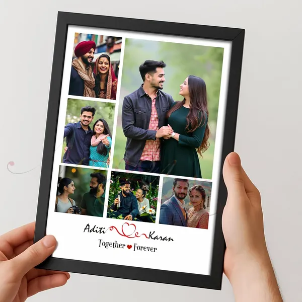 6_Photo_Collage_Frame_Personalized_Picture_Grid_Wall_Decor_Custom_Name_Print_Gift_For_Anniversary_Birthday_Family_Or_Couple_A4_A3_Size