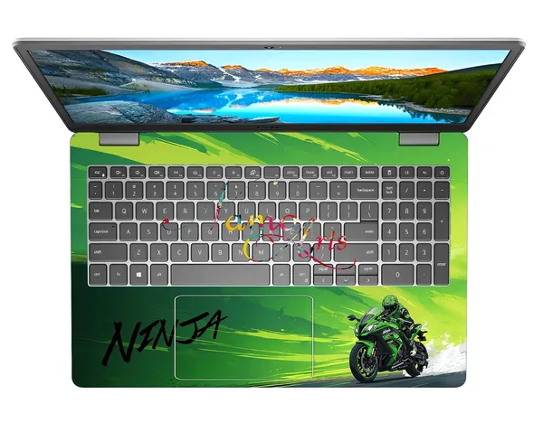 Full_Body_Laptop_Skins_Sticker_Laminated_Hd_Quality_Vinyl_Fits_Upto_15_6_Inches_Desert_Rider_Off_Road_Motorcycle_Theme_Compatible_With_Dell_Hp_Lenovo_Acer_Asus