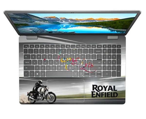 Full_Body_Laptop_Skins_Sticker_Laminated_Hd_Quality_Vinyl_Fits_Upto_15_6_Inches_Classic_Retro_Rider_Motorbike_Graphic_Design_Compatible_With_Dell_Hp_Lenovo_Acer_Asus