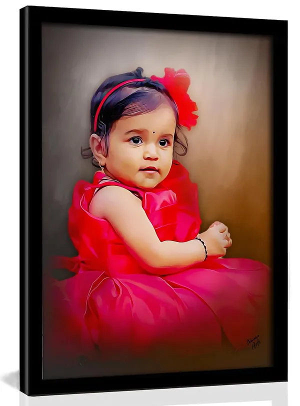Namo_Arts_Customized_Kids_Digital_Oil_Painting_From_Photo_Child_Portrait_Artwork_Birthday_Memory_Keepsake_Gift_Photo_To_Portrait_A4_A3