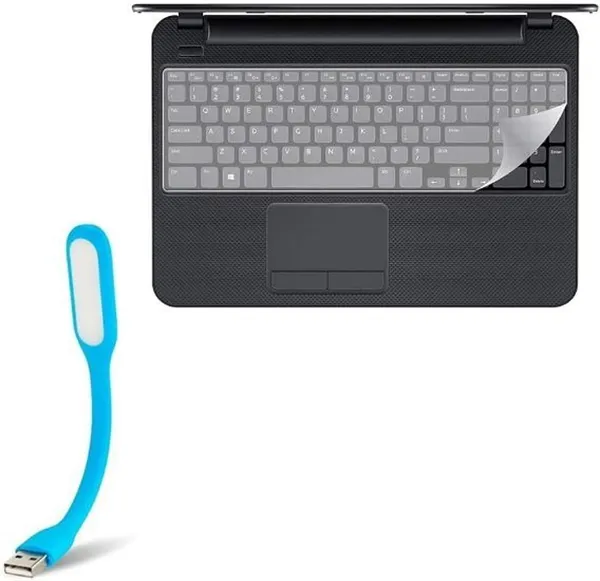 Laptop_Keyboard_Protector_With_Usb_Led_Light_Transparent_Flexible_Keyboard_Cover_Portable_Usb_Light_Dustproof_Waterproof_Soft_Silicone_Protection_For_Laptops_14_1_Inch